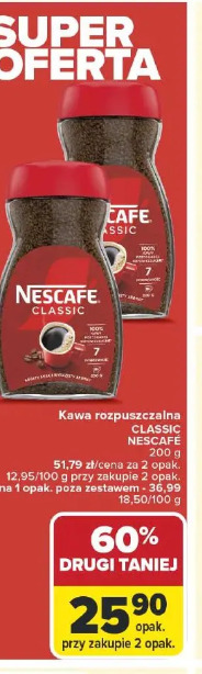 Kawa rozpuszczalna CLASSIC NESCAFÉ