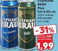 Stephans Bräu Piwo 0,5–5,4% alk.