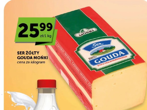 Ser żółty Gouda Mońki