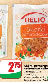 Skórki pomarańczowe, cytrynowe Helio