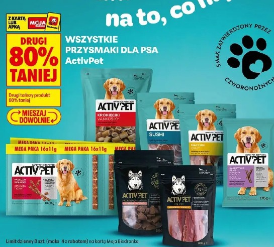 Wszystkie przysmaki dla psa ActivPet