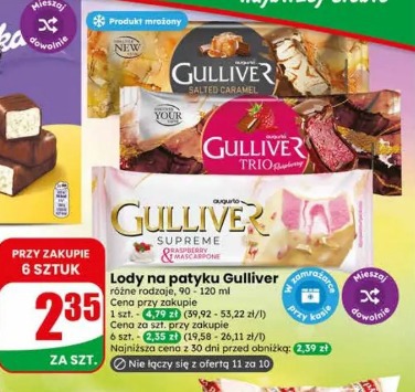 Lody na patyku Gulliver