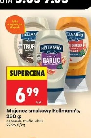 Majonez smakowy Hellmann’s czosnek, trufla, chilli