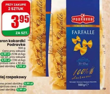 Makaron kokardki Podravka