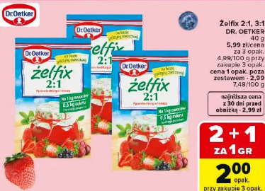 Żelfix 2:1, 3:1 Dr. Oetker