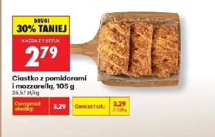 Ciastko z pomidorami i mozzarellą
