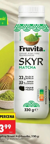Skyr pitny Smaki Azji Fruvita matcha