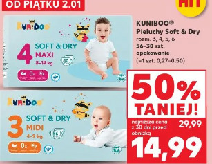 Kuniboo Pieluchy Soft & Dry