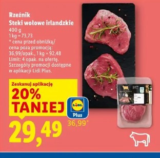 Rzeźnik Steki wołowe irlandzkie