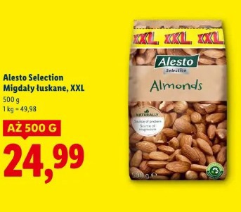 Alesto Selection Migdały łuskane, XXL