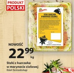 Steki z kurczaka w marynacie ziołowej Drobimex