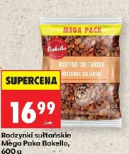 Rodzynki sułtańskie Mega Paka Bakello