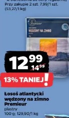 Łosoś atlantycki wędzony na zimno Premieur