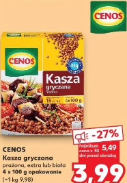 Cenos Kasza gryczana prażona, extra lub biała