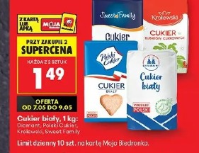 Cukier biały Diamant, Polski Cukier, Królewski, Sweet Family
