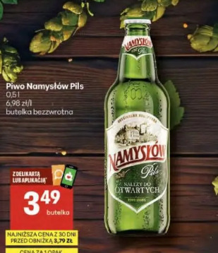 Piwo Namysłów Pils