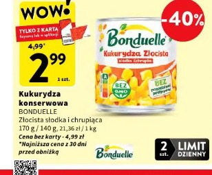 Kukurydza konserwowa Bonduelle