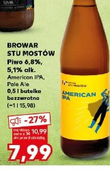Piwo 6,8% alk. American IPA Browar Stu Mostów