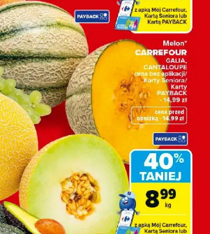 Melon Carrefour Galia, Cantaloupe