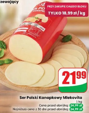Ser Polski Kanapkowy Mlekovita