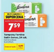 Tampony Femina Satin Sense, 24 szt.