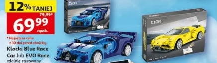 Klocki Blue Race Car lub EVO Race zdalnie sterowany