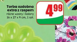 Torba ozdobna extra z rzepem