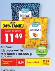 Borówka lub brzoskwinia Mroźna Kraina