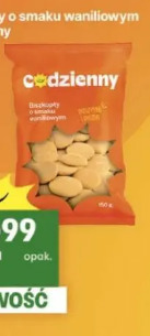 Biszkopty o smaku waniliowym Codzienny