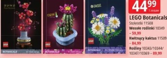 LEGO Botanicals Stokrotki 11508 Wesołe roślinki 10349 Kwitnący kaktus 11509 Rośliny 10343/10344/10347/10369