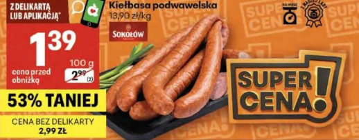 Kiełbasa podwawelska Sokołów