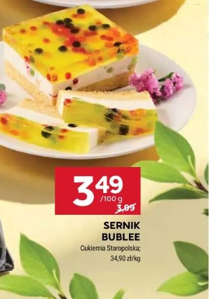 Sernik Bublee Cukiernia Staropolska