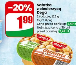 Sałatka z ciecierzycą Dega