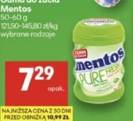 Guma do żucia Mentos
