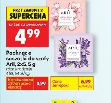 Arił pachnące saszetki do szafy, 2x5,5 g