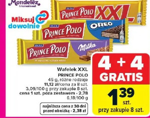 Prince Polo, Milka, Oreo wafelki XXL