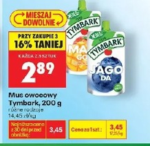 Mus owocowy Tymbark, 200 g