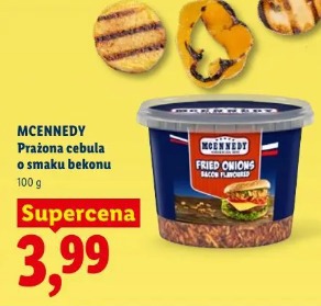 Mcennedy Prażona cebula o smaku bekonu