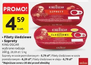 Filety śledziowe Szproty King Oscar