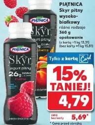 Piątnica Skyr pitny wysokobiałkowy