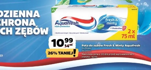 Pasta do zębów Fresh & Minty Aquafresh