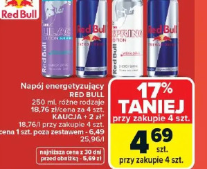 Napój energetyzujący RED BULL