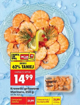 Krewetki gotowane Marinero