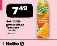 Sok 100% pomarańcza Tymbark