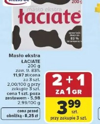 Masło ekstra Łaciate