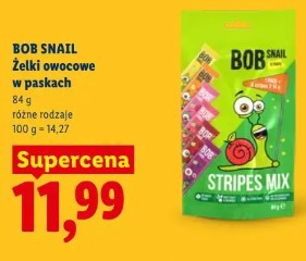 Bob Snail Żelki owocowe w paskach