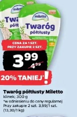 Twaróg półtłusty Miletto