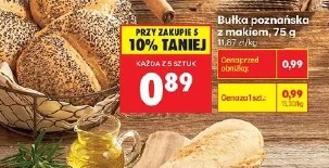 Bułka poznańska z makiem