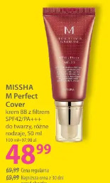 Missha M Perfect Cover krem BB z filtrem SPF42/PA++