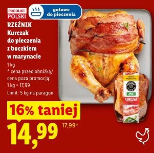 RZEŹNIK Kurczak do pieczenia z boczkiem w marynacie